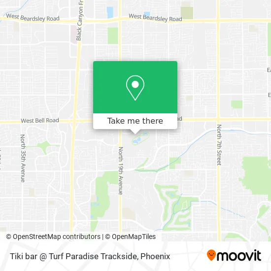 Mapa de Tiki bar @ Turf Paradise Trackside