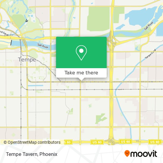 Tempe Tavern map