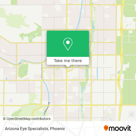 Mapa de Arizona Eye Specialists