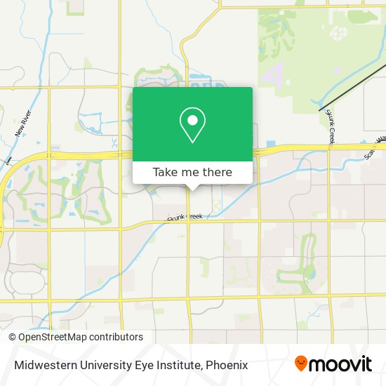 Midwestern University Eye Institute map