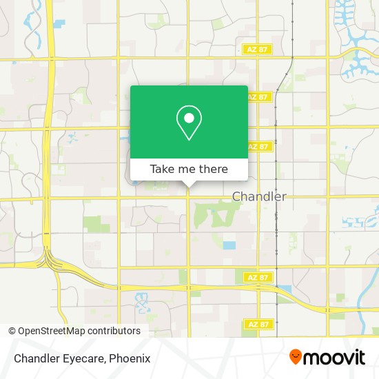 Mapa de Chandler Eyecare