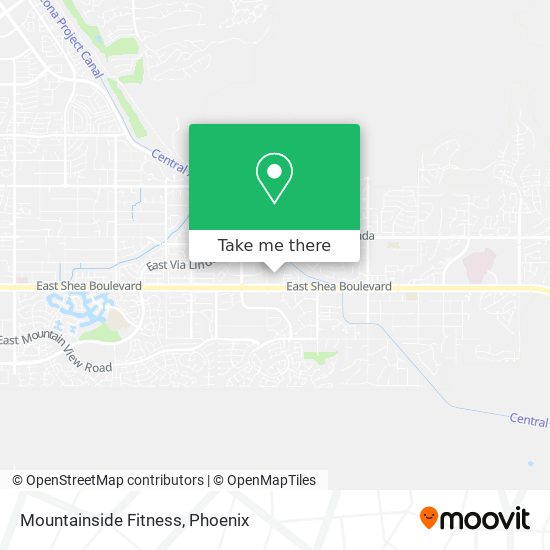 Mountainside Fitness map