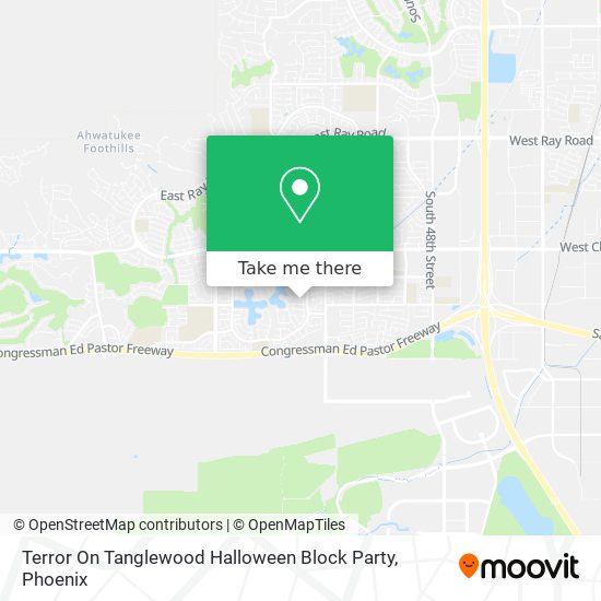 Mapa de Terror On Tanglewood Halloween Block Party