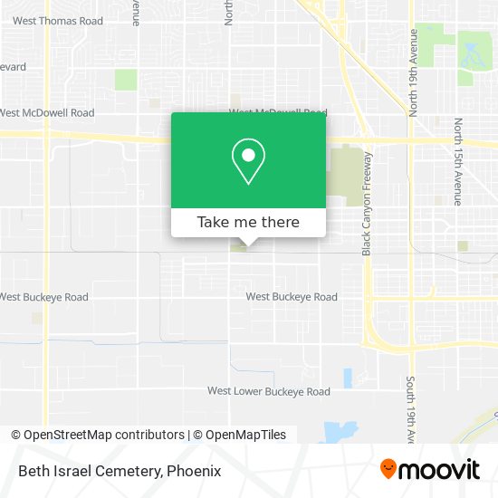 Beth Israel Cemetery map