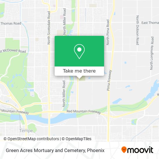 Green Acres Mortuary and Cemetery map