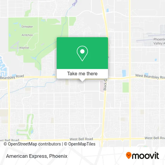 American Express map