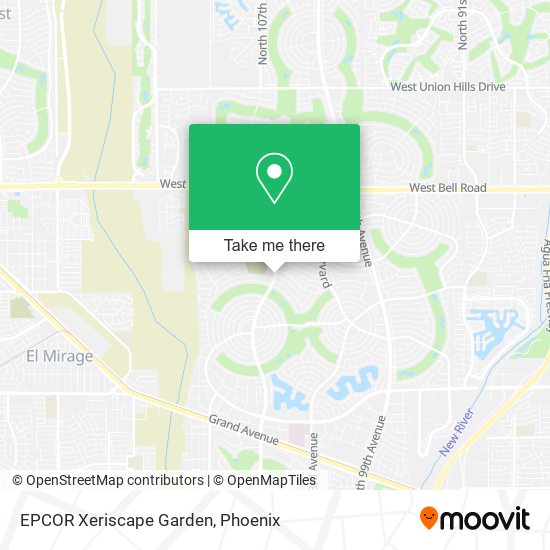 EPCOR Xeriscape Garden map