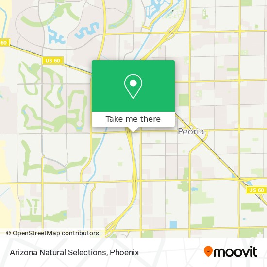 Arizona Natural Selections map