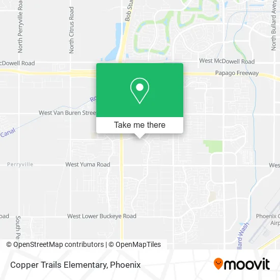 Copper Trails Elementary map
