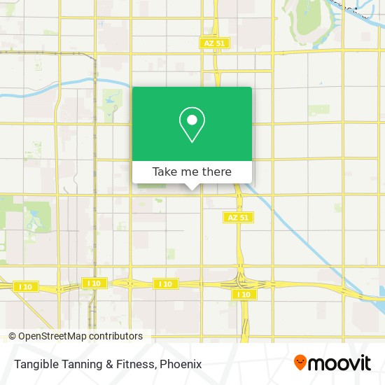 Tangible Tanning & Fitness map