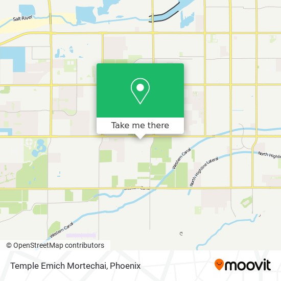 Temple Emich Mortechai map