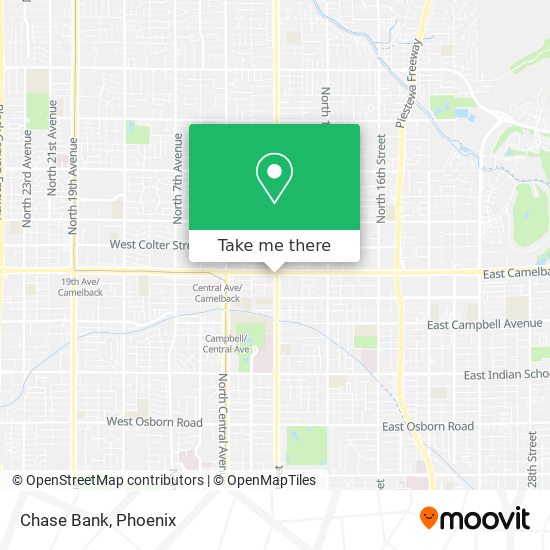 Mapa de Chase Bank