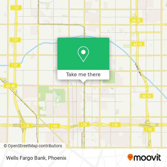 Wells Fargo Bank map