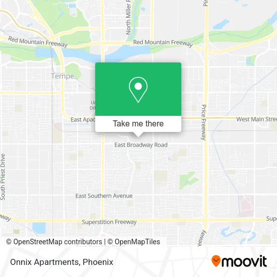 Onnix Apartments map