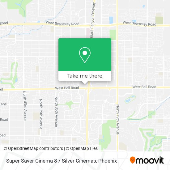 Mapa de Super Saver Cinema 8 / Silver Cinemas