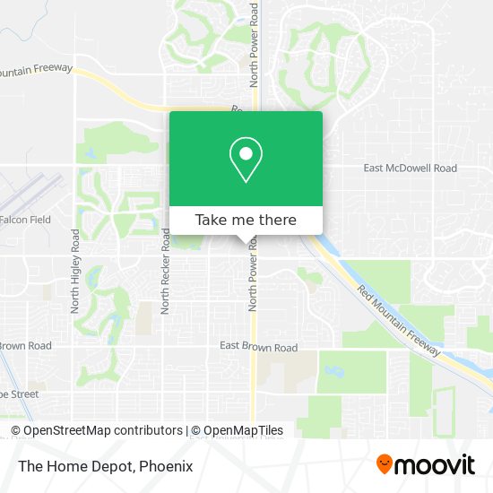 The Home Depot map