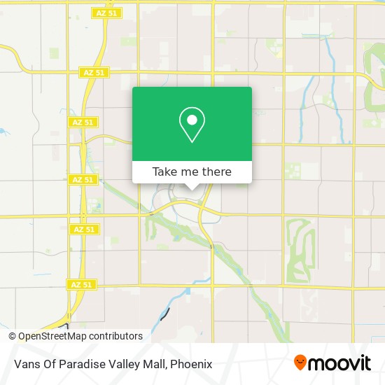 Vans Of Paradise Valley Mall map