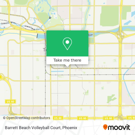 Mapa de Barrett Beach Volleyball Court