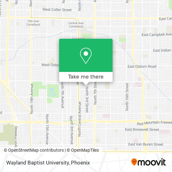 Mapa de Wayland Baptist University