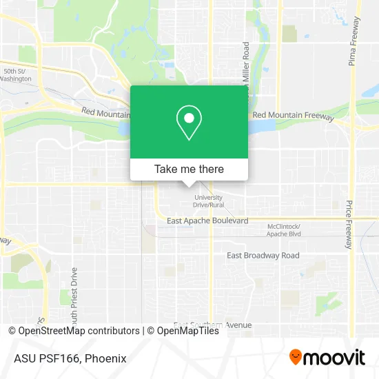 ASU PSF166 map