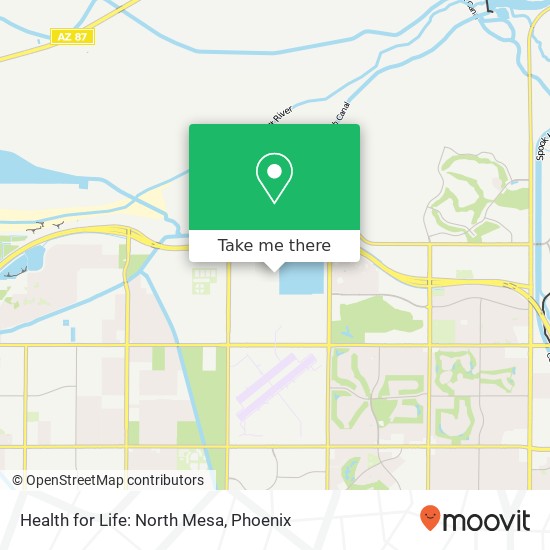 Health for Life: North Mesa map