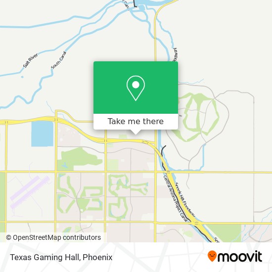 Texas Gaming Hall map