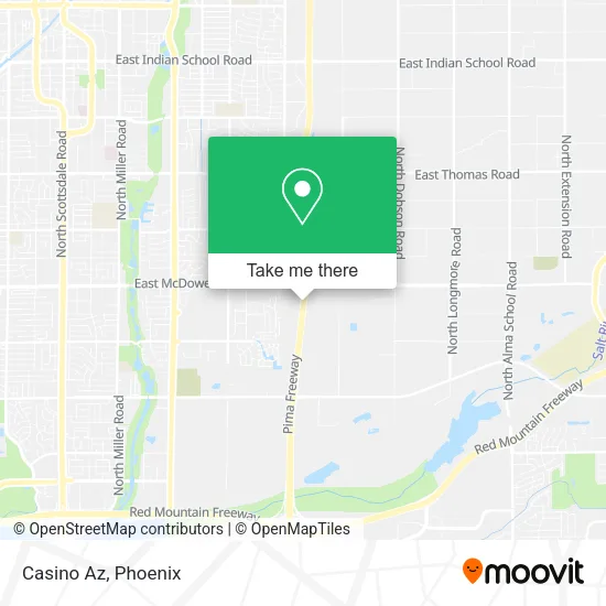 Casino Az map