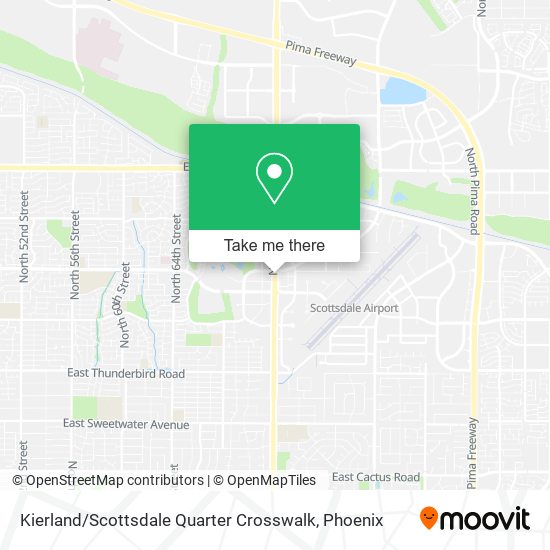Kierland / Scottsdale Quarter Crosswalk map
