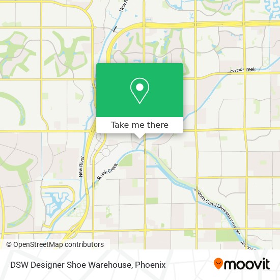 DSW Designer Shoe Warehouse map