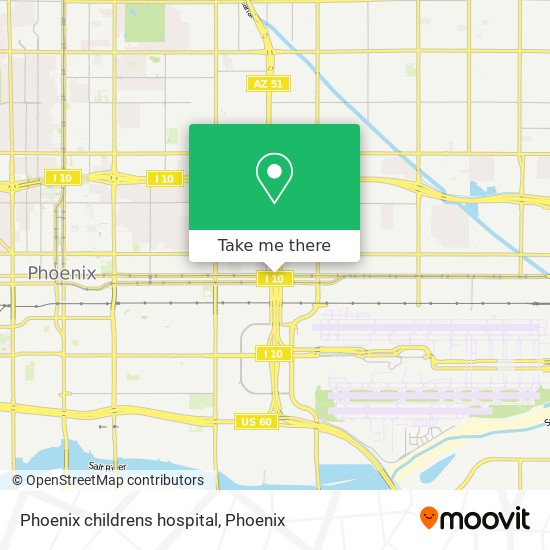 Phoenix childrens hospital map