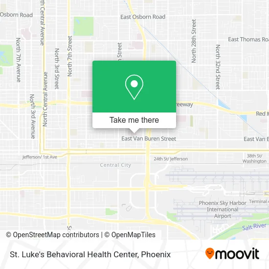 St. Luke's Behavioral Health Center map