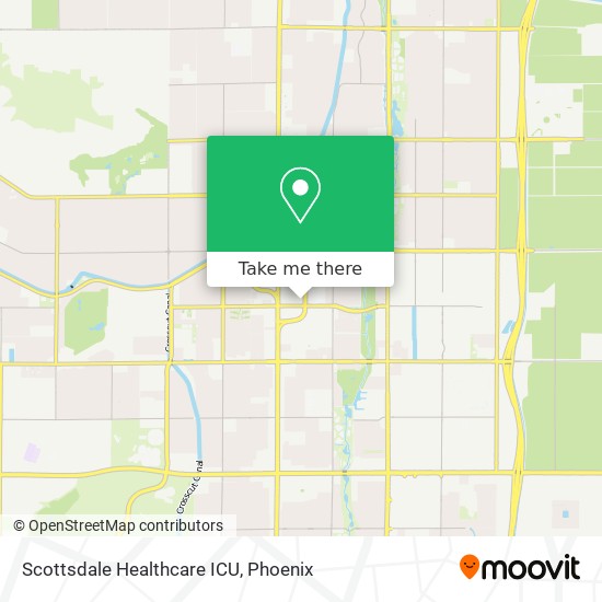 Mapa de Scottsdale Healthcare ICU