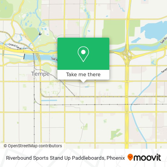 Riverbound Sports Stand Up Paddleboards map