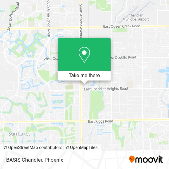 BASIS Chandler map