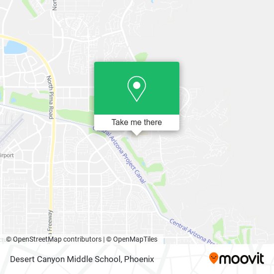 Desert Canyon Middle School map