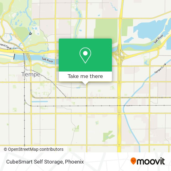 Mapa de CubeSmart Self Storage