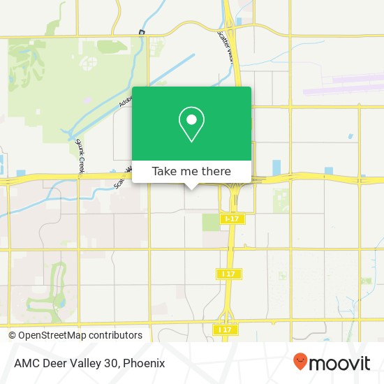 AMC Deer Valley 30 map