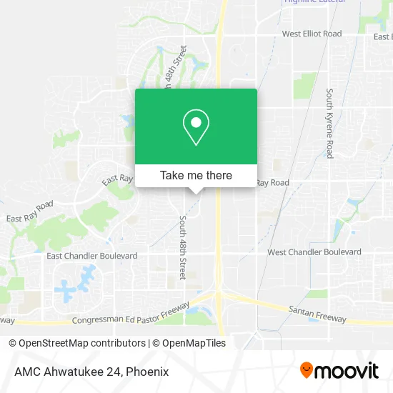 AMC Ahwatukee 24 map