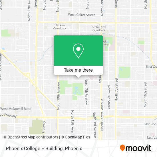 Phoenix College E Building map
