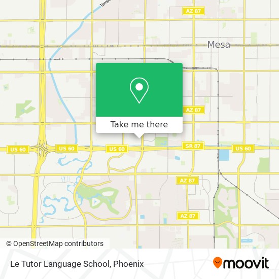 Le Tutor Language School map