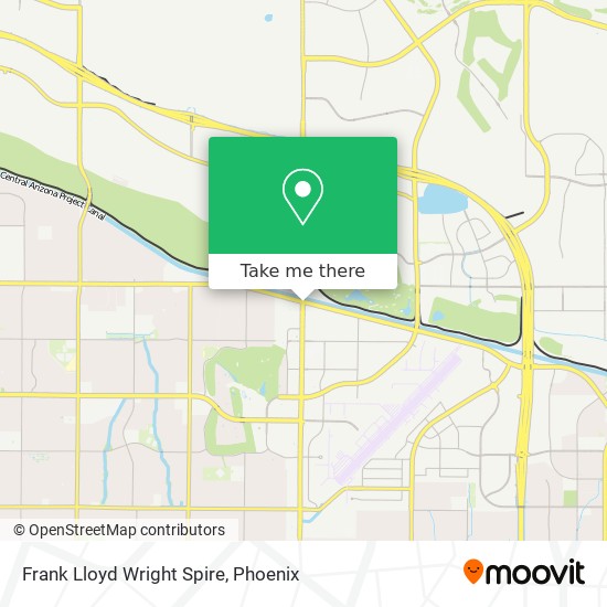 Frank Lloyd Wright Spire map