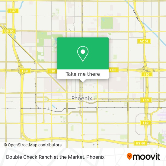 Double Check Ranch at the Market map