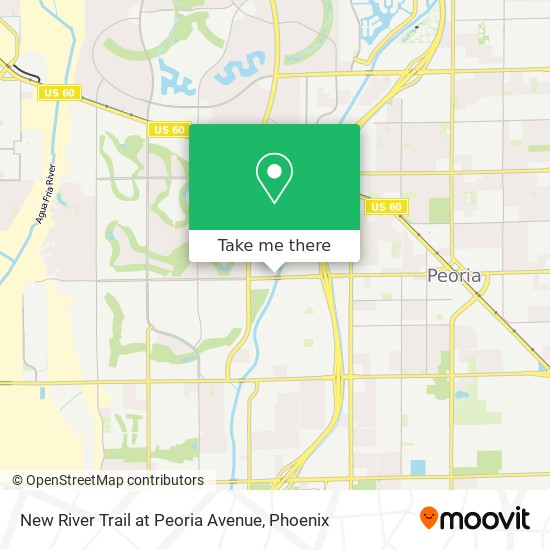 Mapa de New River Trail at Peoria Avenue