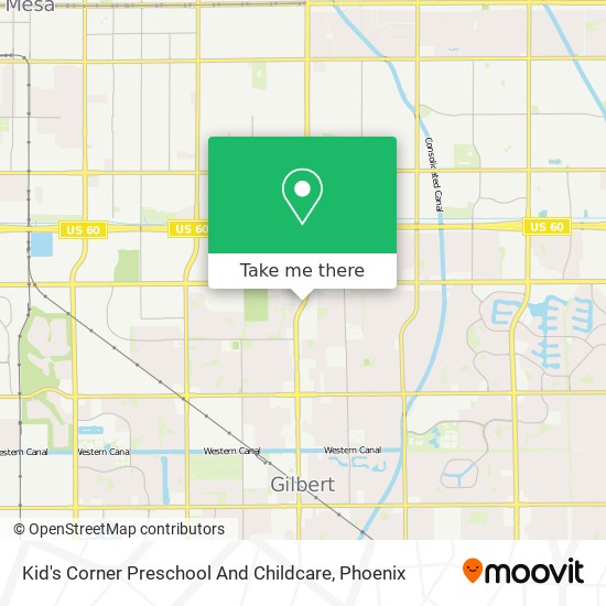 Kid's Corner Preschool And Childcare map