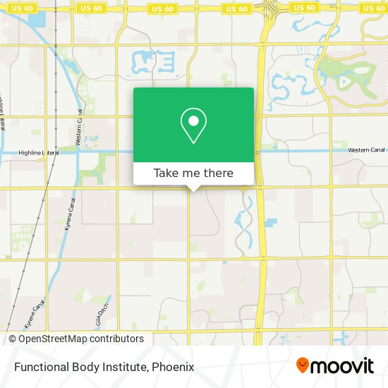 Functional Body Institute map