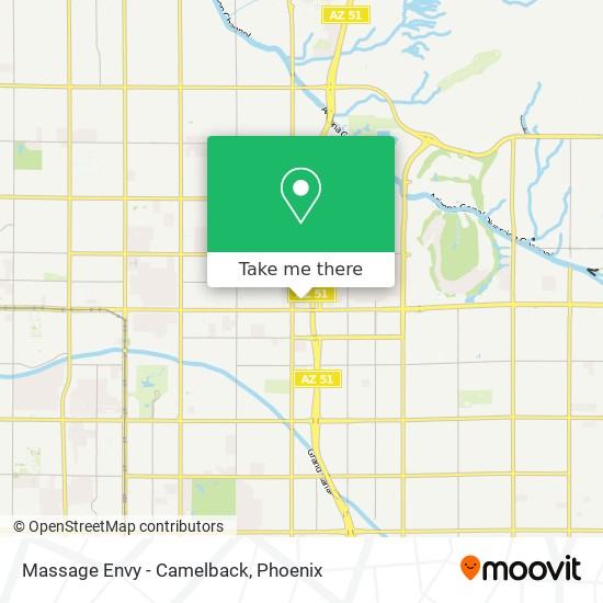 Massage Envy - Camelback map