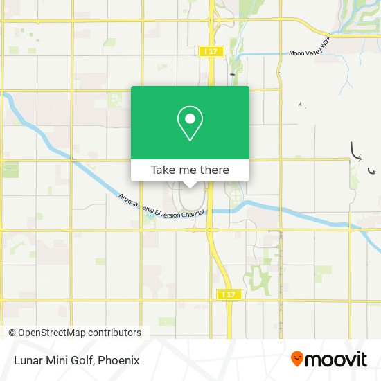 Lunar Mini Golf map