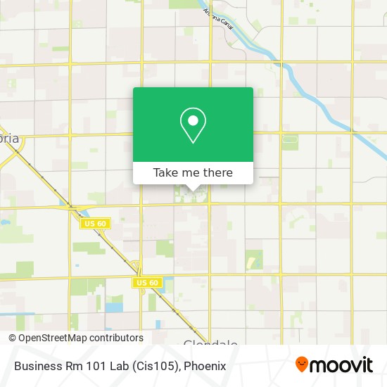 Business Rm 101 Lab (Cis105) map