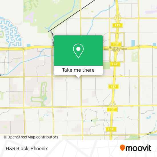 H&R Block map