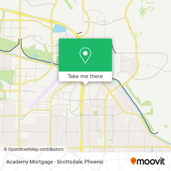 Mapa de Academy Mortgage - Scottsdale